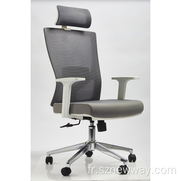 Chaise de jeu de bureau ergonomique Hbada avec repose-tête